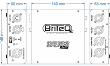 DMX Splitter 2 Way Powercon and 3 Pi 