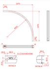 Doughty Curved Studio Rail 80 - Choice 