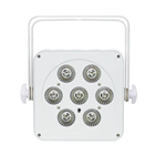 RGBAWUV Slimline White Housing LED Par%2 