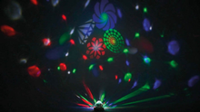 Tabletop LED Effect Light with?Gobos 8 