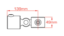 PIPECLAMP SINGLE SWIVEL COMBINATION 