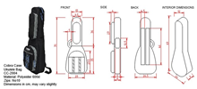 Tenor Ukulele Bag Dimensions 