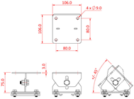 Doughty Studio Rail 80 Adjustable Angle% 