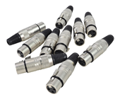 3 Pin XLR Female Connectors Pack of  