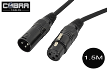 DMX Lead 3 Pin XLR Male to Female  