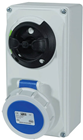 16A 230V 2P+E IP67 Switched Interlock Socket