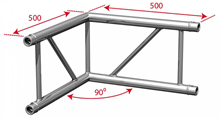 Contestage 50mm Ladder Truss 2 Way Cor 