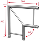 Contestage 50mm Ladder Truss 2 Way Fla 