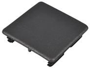 Black PVC End Caps for Slotted Channel 