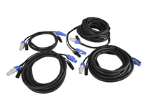3 Pin XLR and Powercon Combi Cables  