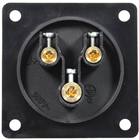 32A 230V 2P E Black Appliance Inlet 