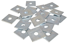 1 Hole Square Plate Washer - Choice  