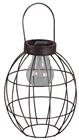 Solar LED Hanging Wire Cage Light -  