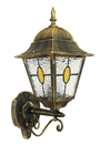 Bronze Effect Lantern Wall Light 240V  