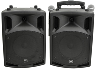 Portable PA System with UHF Mics, Bl 