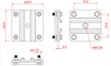 Doughty Studio Rail 60 Crossover Bracket 