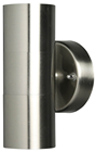 Stainless Steel Twin External Wall Light 