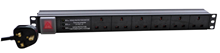 6 x 13A 19 PDU with Surge Protect 