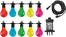 Party Lights with 10 Multi-Coloured Lamp 