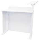 Equinox White DJ Booth 2 Shelves and%2 