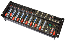 Rack Mountable 9 Channel Mixer with DS 