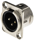 Neutrik NC3MDL1 XLR Panel Connector Male 