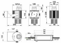 IP Rated Rotatable LED Gobo Projector  