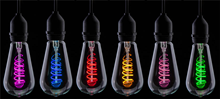 Funky Spiral Filament LED Lamp 4W E27% 