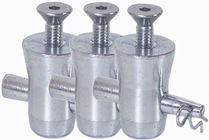 Conical Base Fixing Kit For Aluminium  