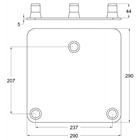 Contestage Trio290 Truss Baseplate - Cho 