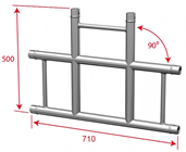 Contestage 50mm Ladder Truss 3 Way Fla 