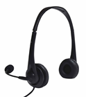 USB Multimedia Headset with Boom Microph 
