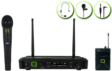 Dual UHF Microphone System by Q-Audio 