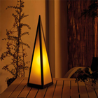 Battery Powered Pyramid Garden Lamp -  