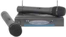DUAL VHF MICROPHONE SYSTEM 