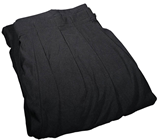 Black Pleated Pipe and Drape Curtain - 