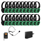 20 Way Silent Disco Bundle With Portab 