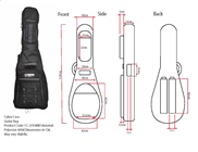 Acoustic Bass Padded Gig Bag by Cobra% 