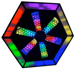 LED Vintage Fan Stage Effect Light wit 