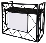 Foldable Truss DJ Booth in Black with% 