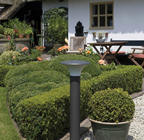 Anthracite Tall Garden LED Post Light  