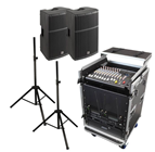 Complete PA System with Mixer, Amp,% 