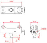 Doughty Studio Rail 60 4 Wheel Carriag 