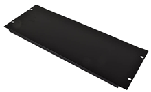 19” Blank Rack Panel With Black F 