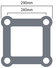 Global Truss F34 PL 2 Way Corner Qua 