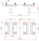 Doughty Studio Rail 80 Spacer Plates - 