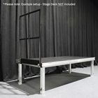 Global Stage Handrail with Crossbeam -%2 