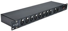 Rack Mountable 8 Way DMX Splitter 