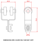 Doughty Studio Rail 60 Cable Carriage  