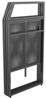 XL DJ Booth  with Black and White  